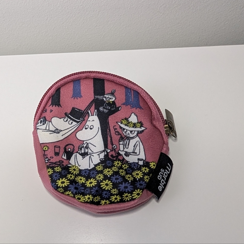 Moomin Characters Coin Purse Change Pouch New Without Tag Never Used